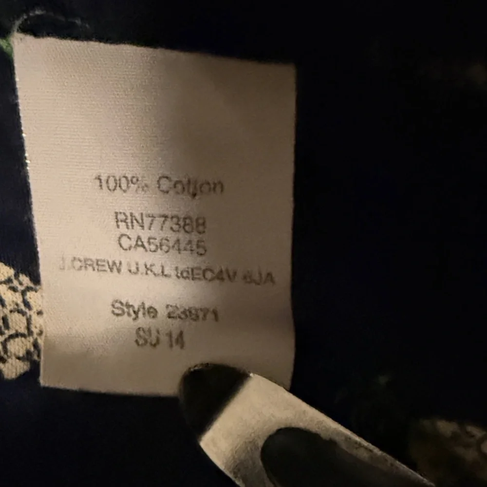 J. Crew Men's Pineapple Print Button Up Shirt Medium